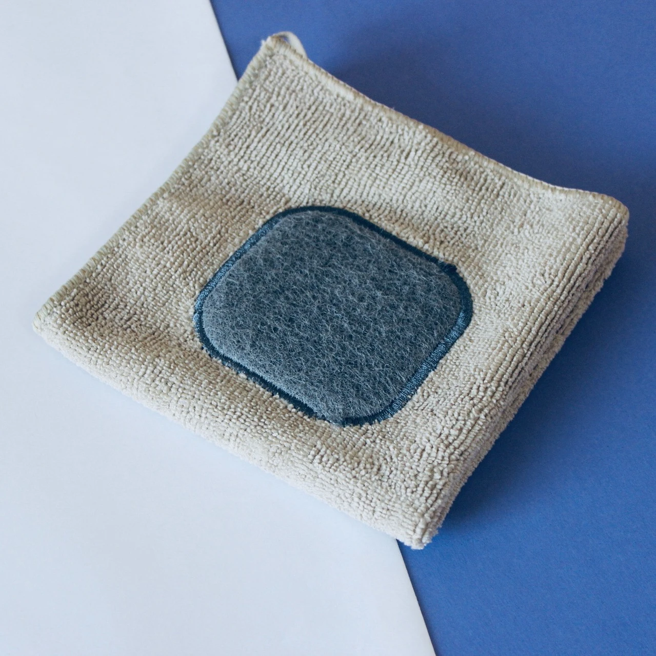 Kitchen cleaning soft absorbent dishes scouring pads ultra-fine cellulose color dish washing squares rags