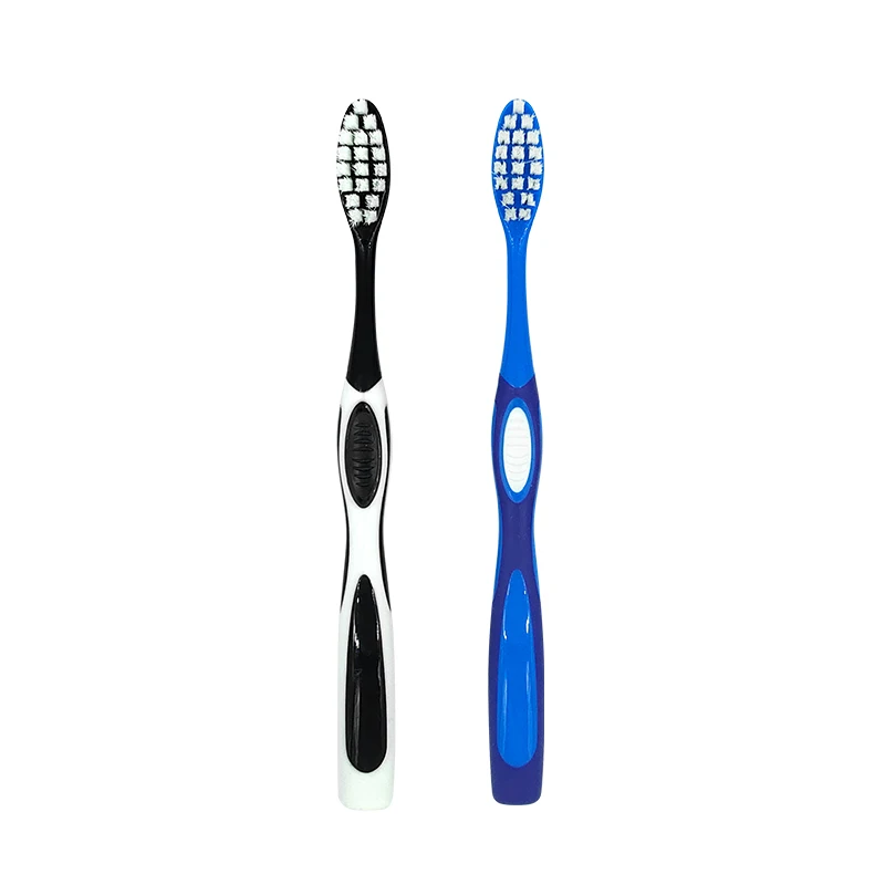 Custom logo oem oral care travel home different bristles material adult plastic adult toothbrush