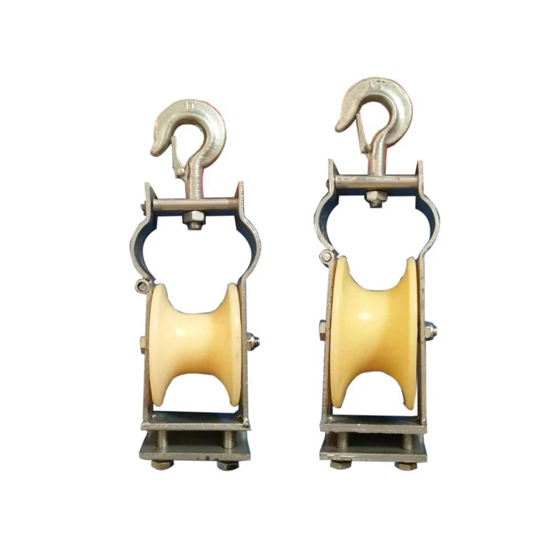  Aluminum Pulley Block crane hanging wire straight line cable pulley