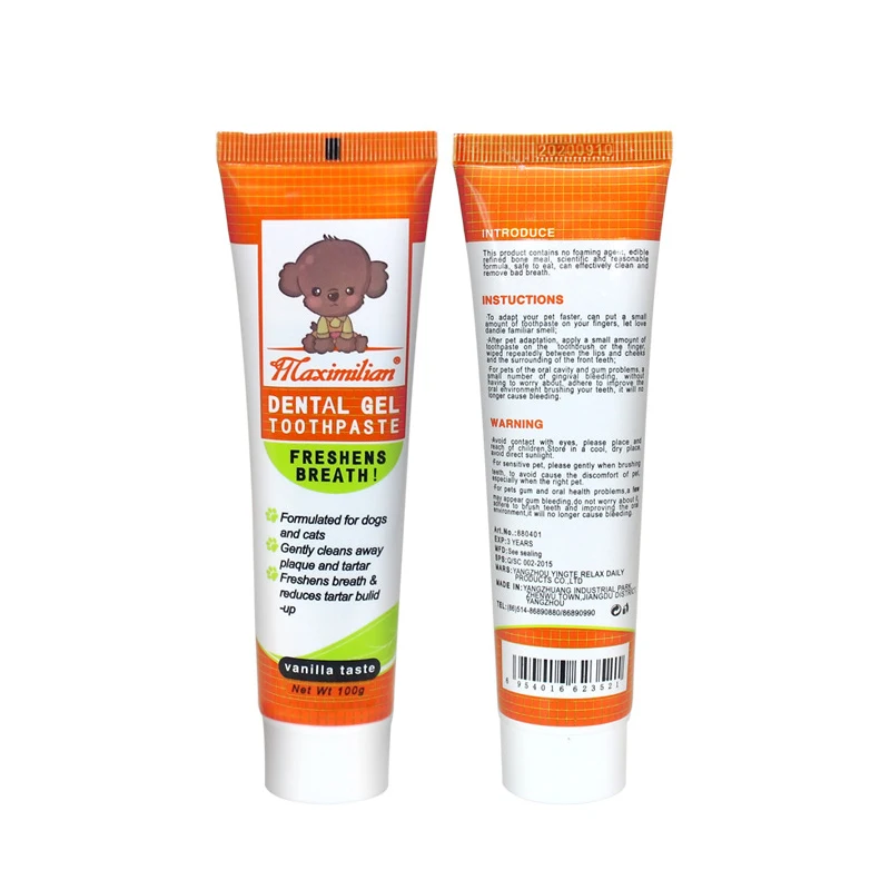Оптовая продажа, зубная паста для кошек, собак, зубная щетка для домашних животных, натуральный уход за зубами