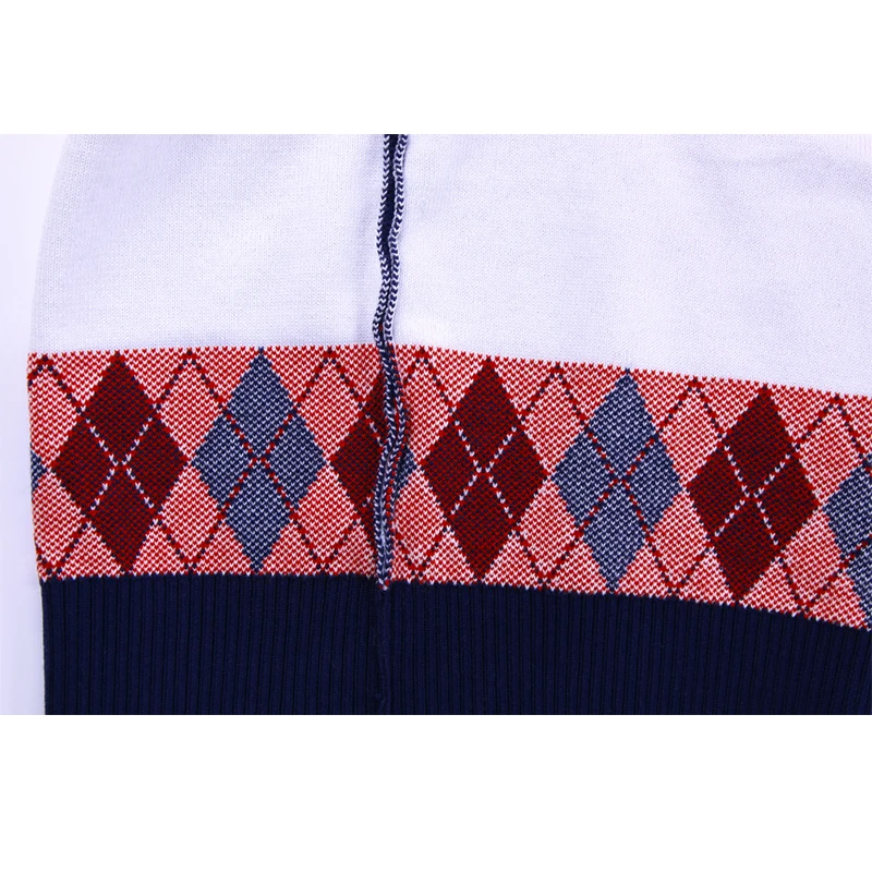 
ODM OEM Customized Kids School Uniform Knit Sleeveless V Neck Vintage Argyle Sweater Vest From China Factory 