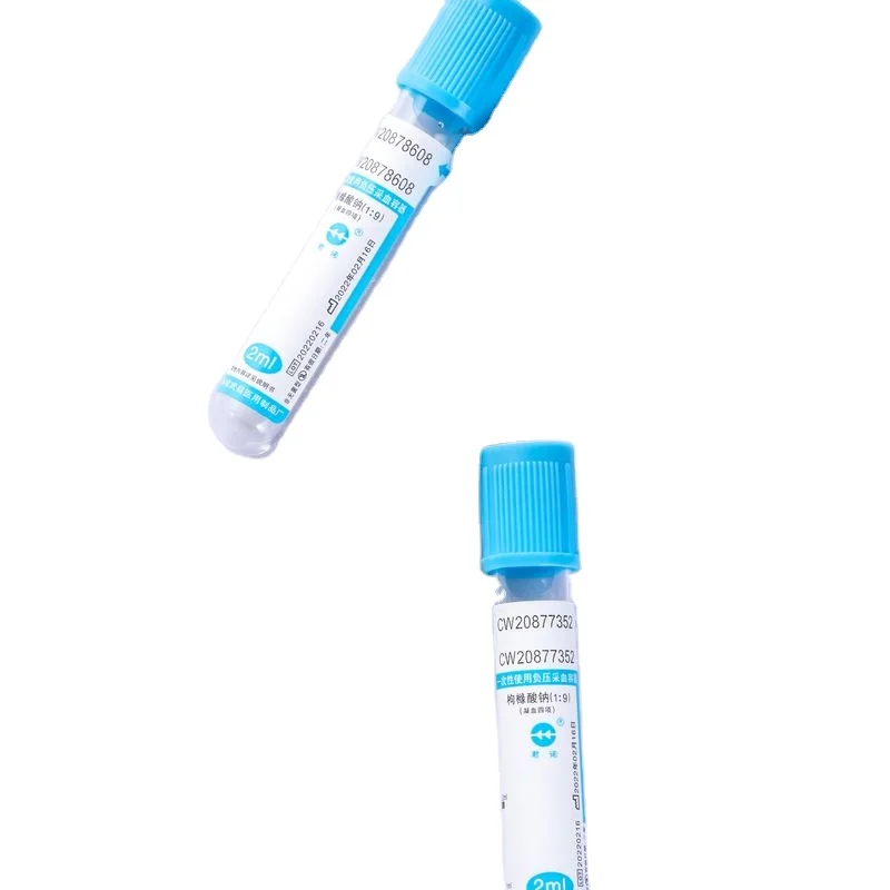 Medical blue sodium citrate 1:9 Use Disposable Blood collection vessel with CE and ISO Approved