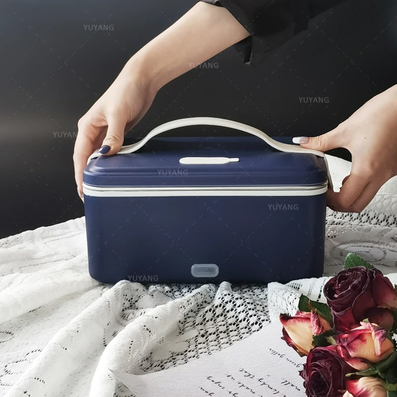 Wholesale 80W High Power Portable Electric Heating Lunch Box Electric Self Heating Leakproof Bento Food Warmer Container