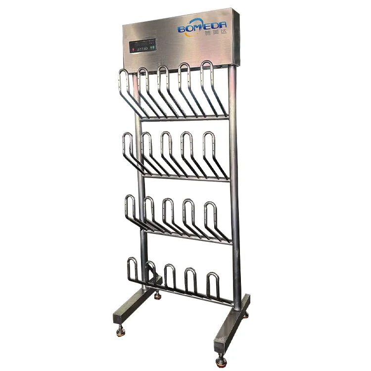 industrial Wall-mounted Stainless Steel Ski Boot Dryer display rack for boots and gloves with Ozone