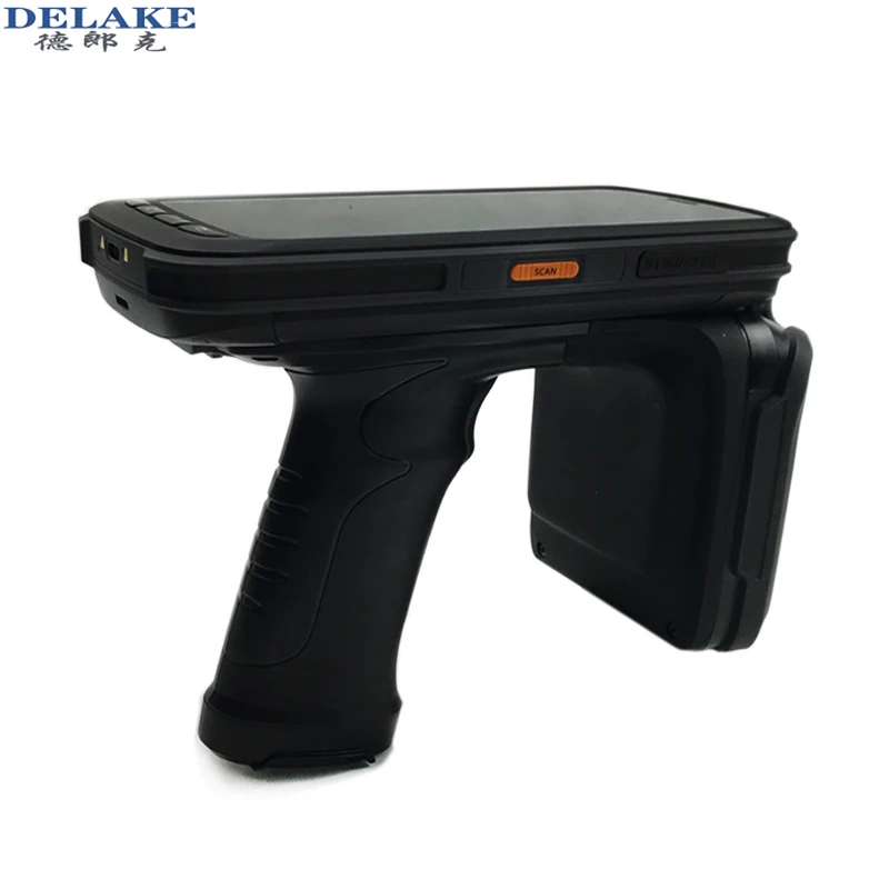 Delake Farm Livestock Portable Handheld UHF Electronic Ear Tag Scaning Animal Ear Tag Reader For Cattle Goat Pig Ear Tag