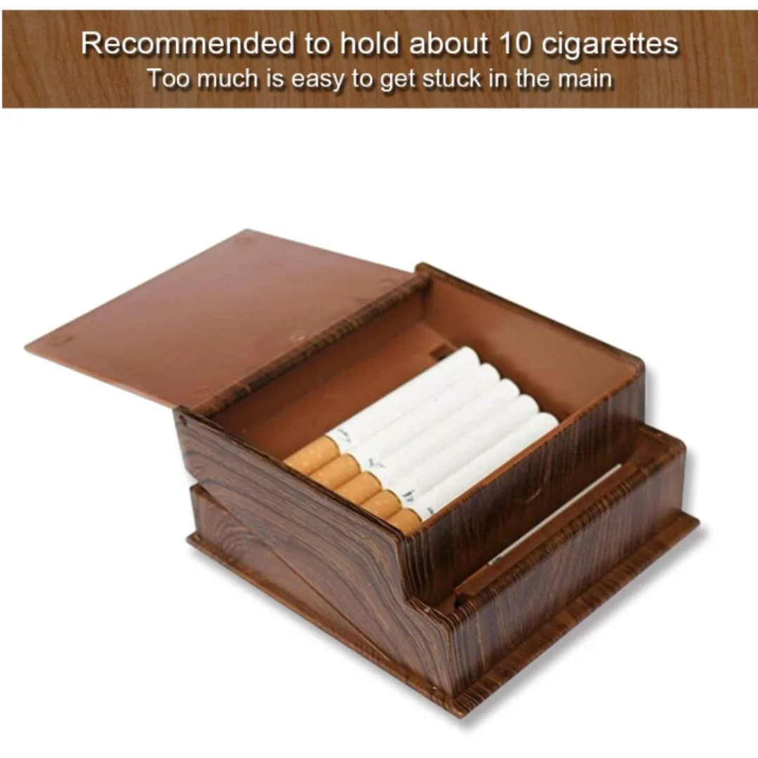 Originality Automatic Bounce Cigarette Box Can Slim Cigarette Case for 20pcs Regular Size Lighter