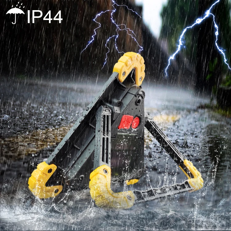 USB Rechargeable LED Outdoor Roadside Car early Yellow Red Reflector Warning Triangle Light