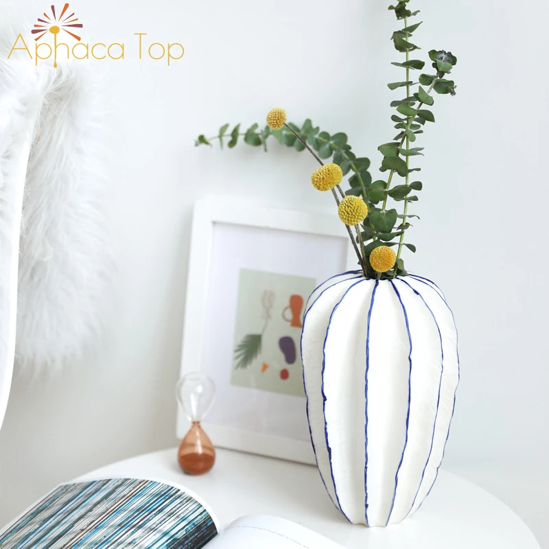 
Fashion design ceramic vase set High-grade decorative ceramic vase 