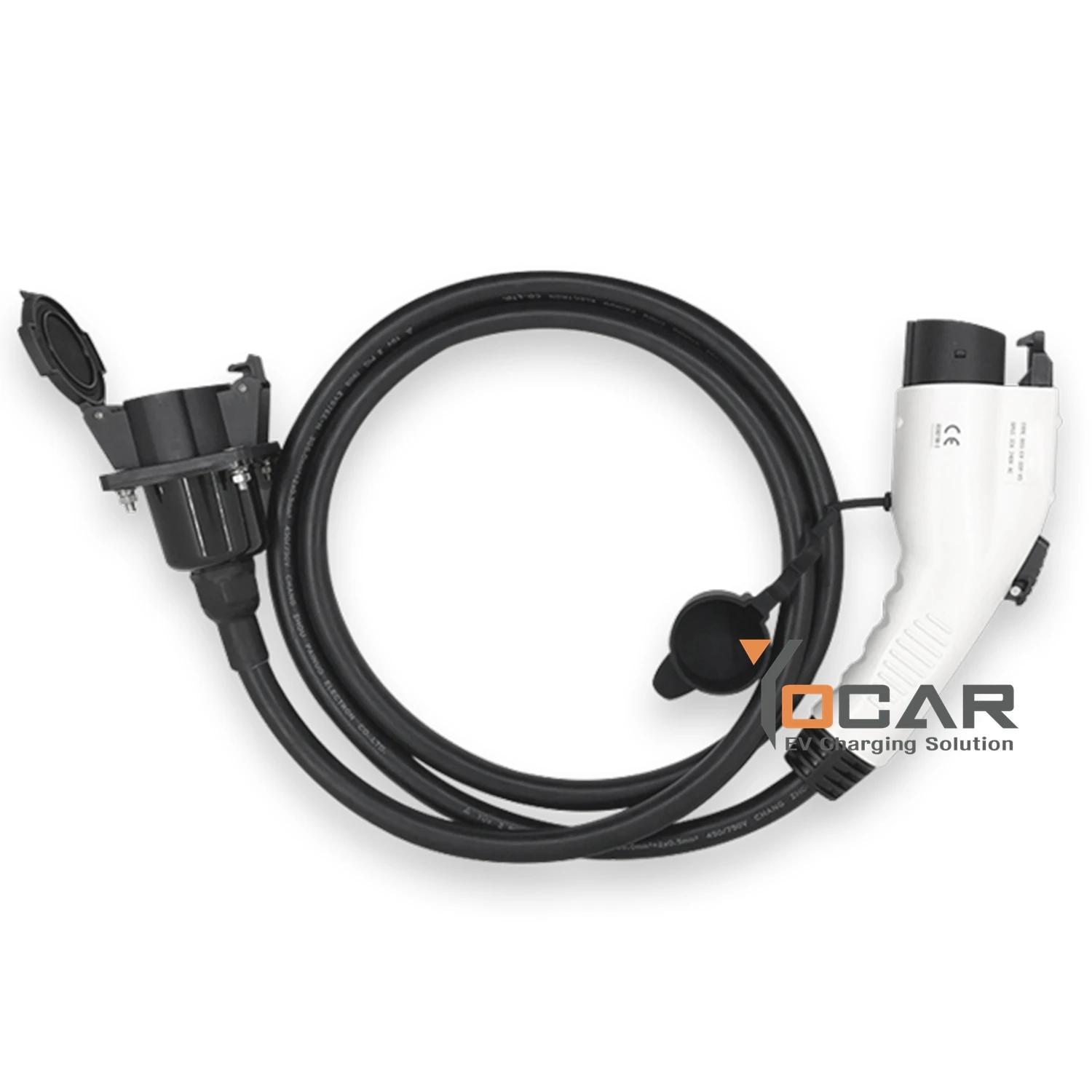 16A SAE J1772 extended cable Type 1 extension cord  T1-T1 adapter for EV charging
