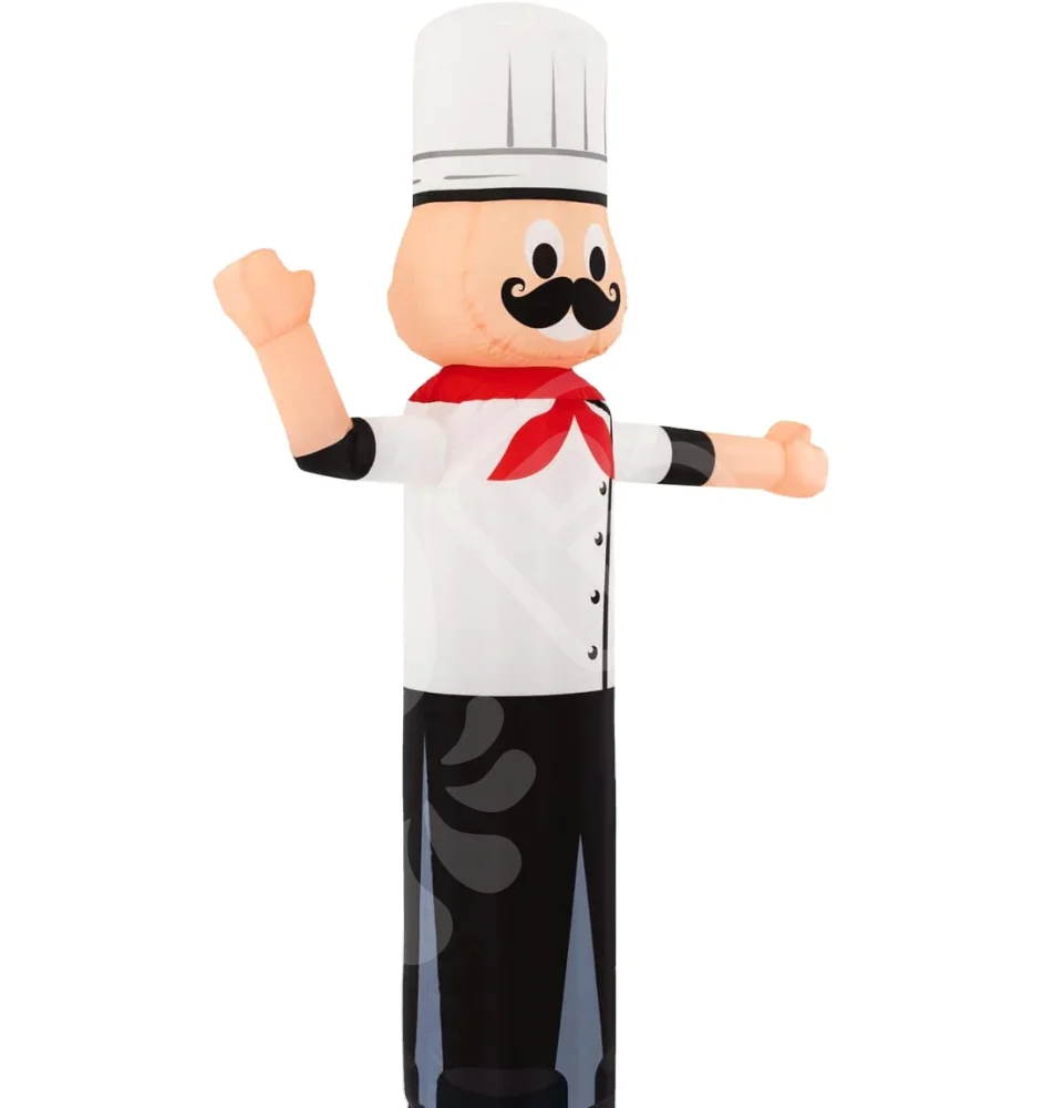 BOYAN Advertising Inflatable Air Dancer Inflatable Chef Sky Dancer Custom Shape Air Man for Event