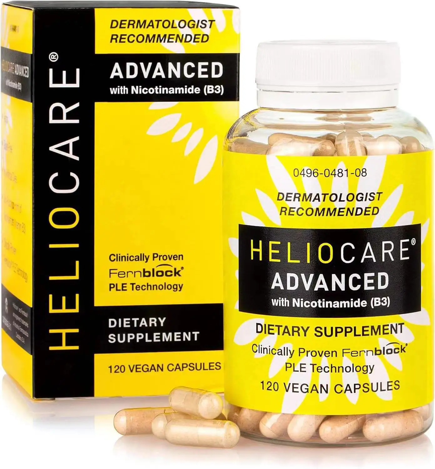 OEM Heliocare advanced with nicotinamide b3 capsules for woman and man
