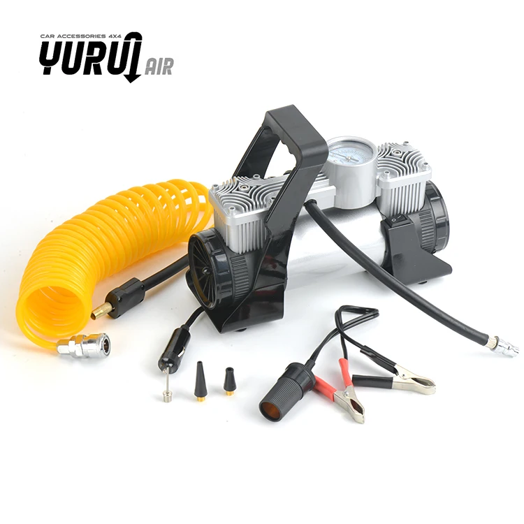 
 Портативный автомобильный воздушный компрессор 12 Вольт, воздушный насос для автомобиля, быстрый надувной автомобильный воздушный компрессор  