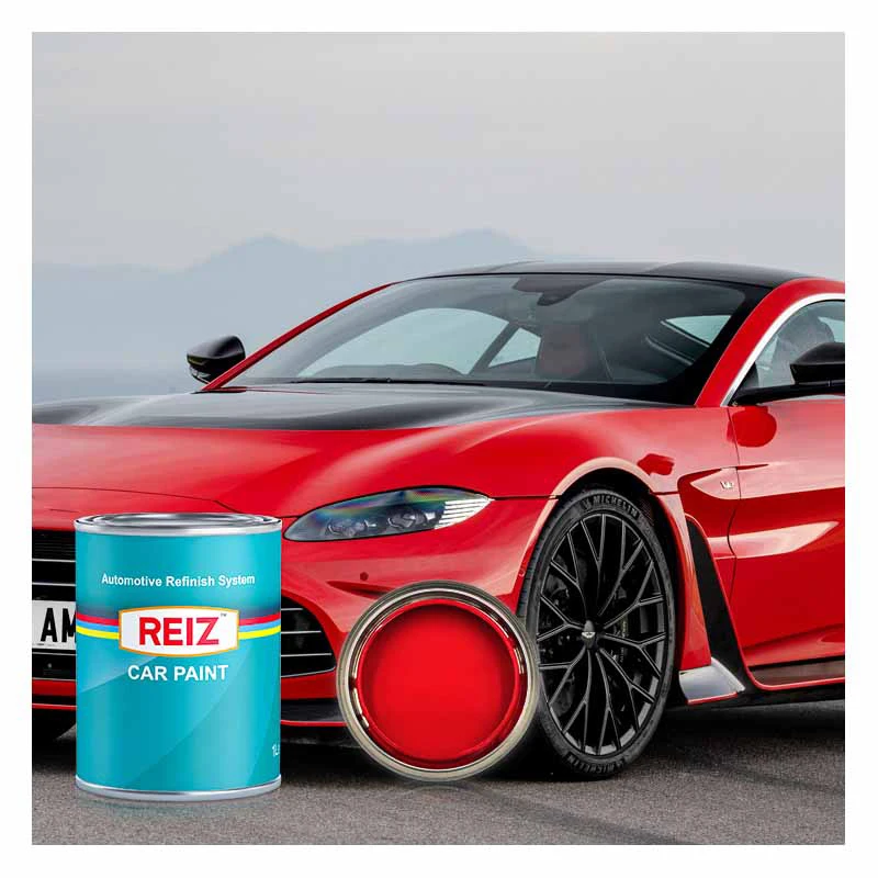 REIZ Wholesale Car Body Auto Solid Paint Repair Refinish Acrylic Metallic Car Spray 2K Low Voc Automotvie Paint