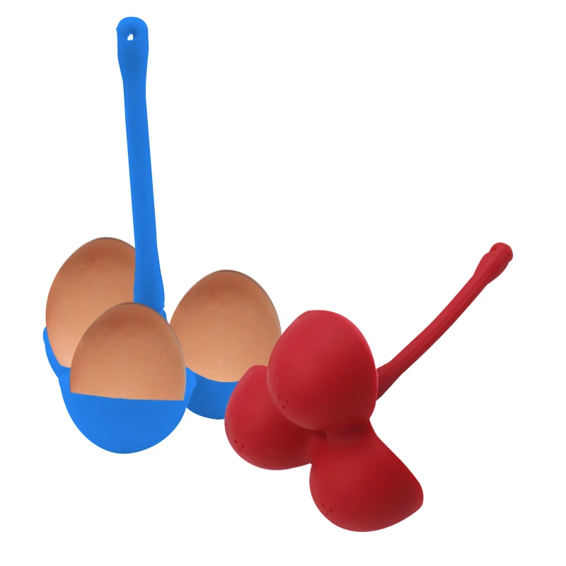 High Quality Silicone Egg Cup 3 Hole Steamer Breakfast Tools Kitchen Accessories Silicone Egg Poacher