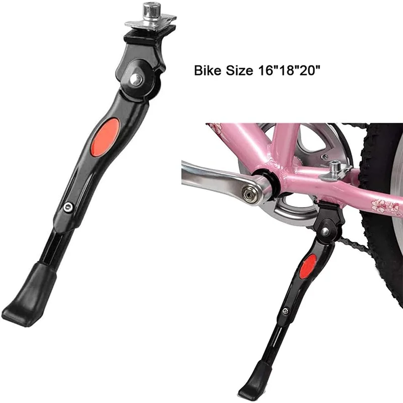Universal Adjustable Aluminum Alloy MTB Road Bike Bicycle Side Kickstand Side Rear Mount Stand Bike Foot Support Bike Kickstand