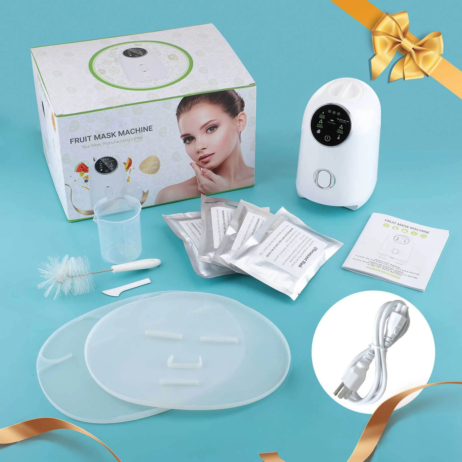 Hot Sale Automic Facial Mask Maker Machine Collagen Fruit Vegetable DIY Automatic Face Cream Maker Beauty Machine