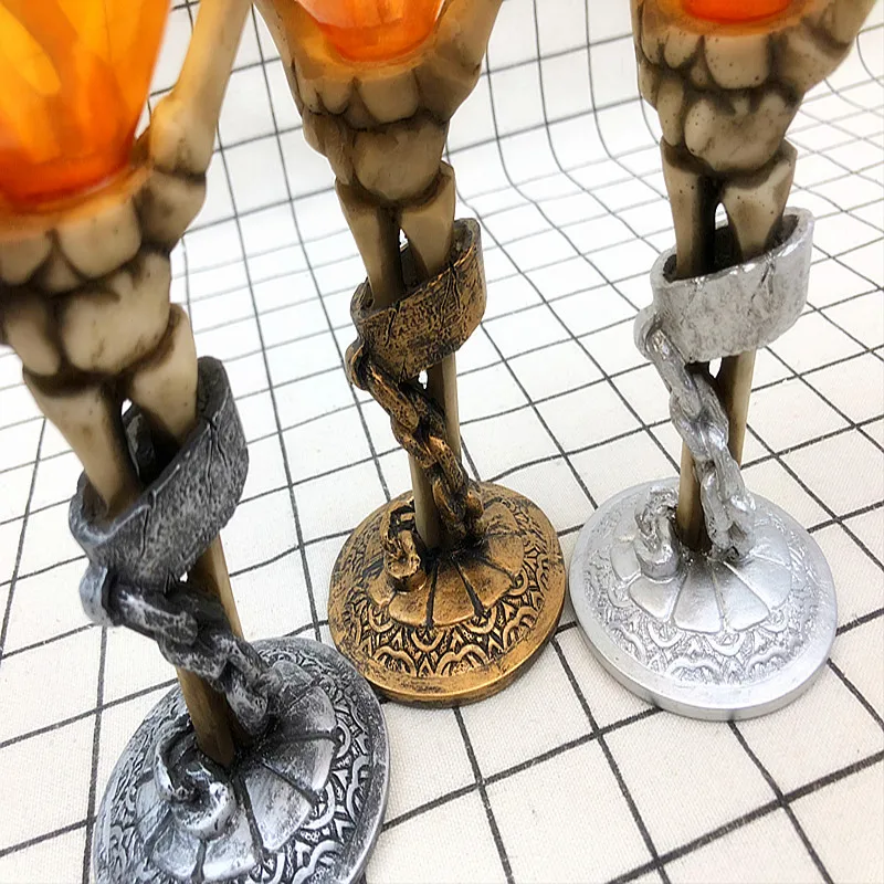 Gothic Wine Goblet Style Contain Goat Skull Viking Dragon Claw Finger Metal Resin Wine Glass BEST Halloween Gifts Bar Drinkware