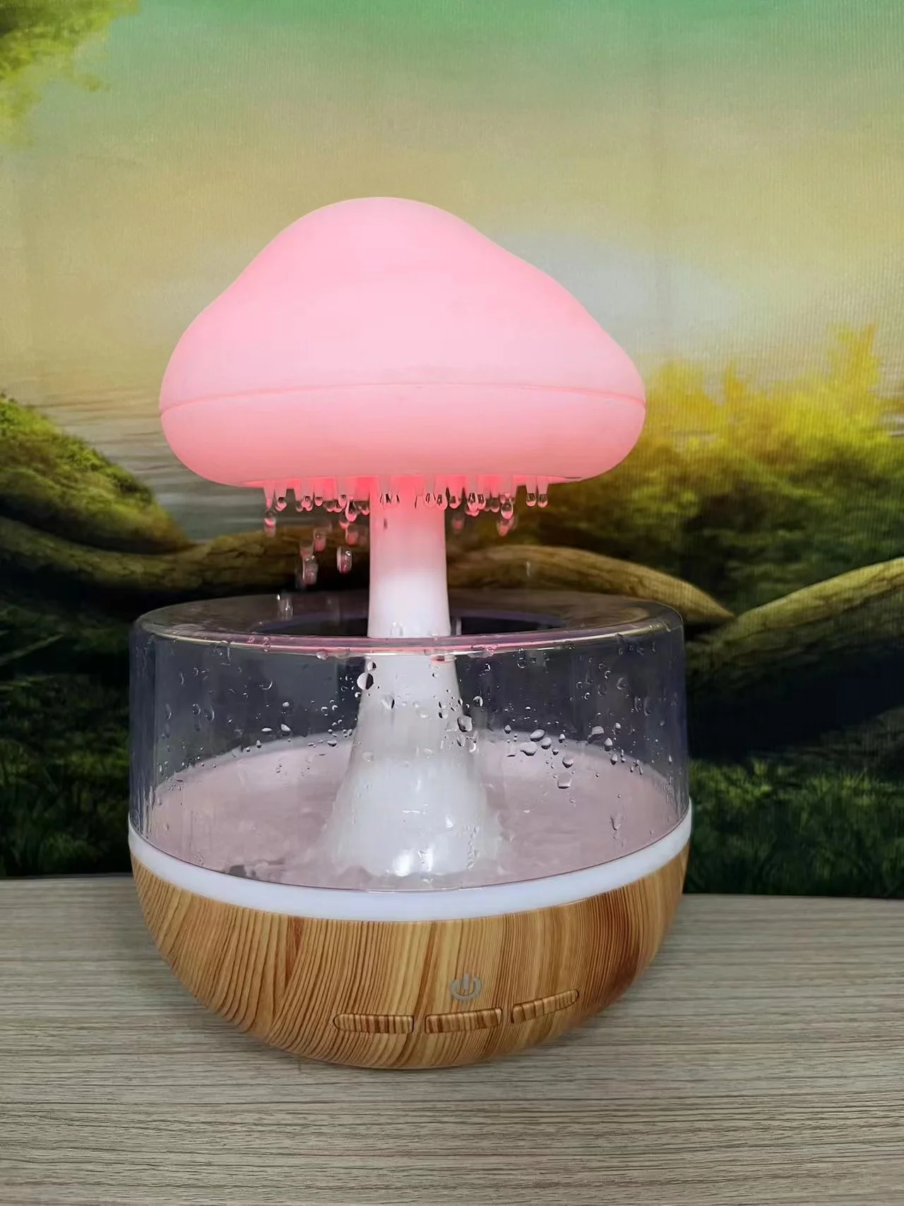 Factory Direct Sale Raining Cloud Humidifier with Night Lights Aromatherapy Essential- Oil Diffuser air diffuser