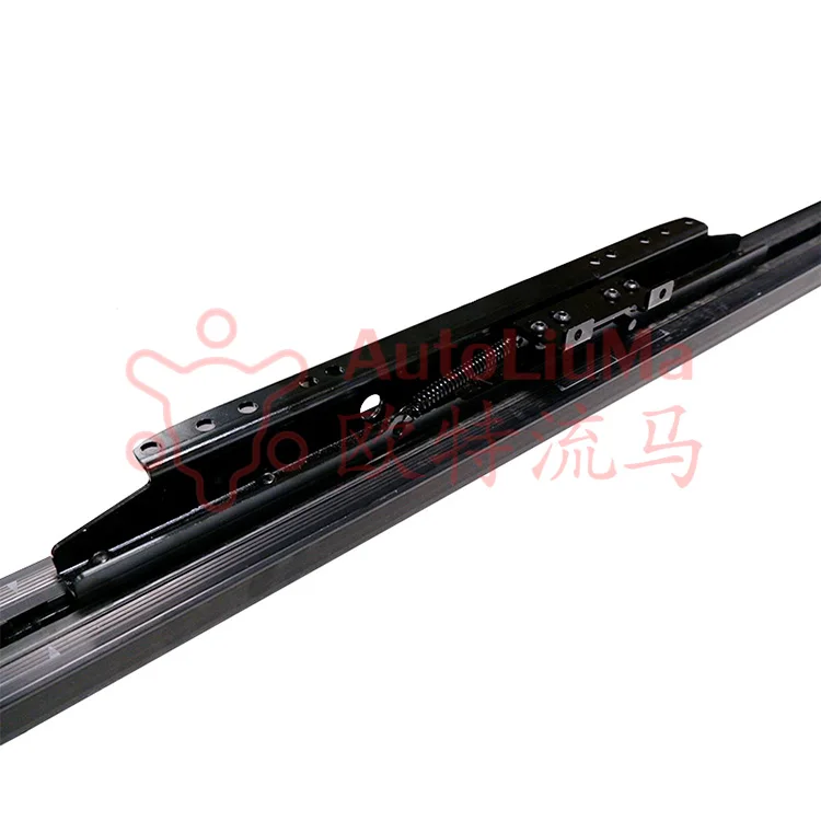 AutoLiuMa 2.47m universal adjustable car seat slider long sliding rails slide tracks for rv camper suv mpv van conversion