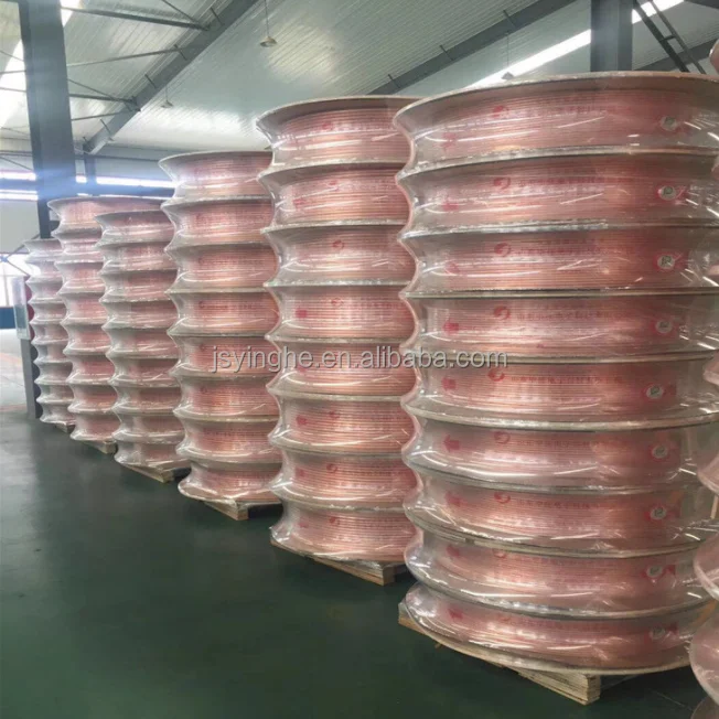 pancake copper coil Refrigeration tube as per ASTM B280 in coils soft temper Ends capped