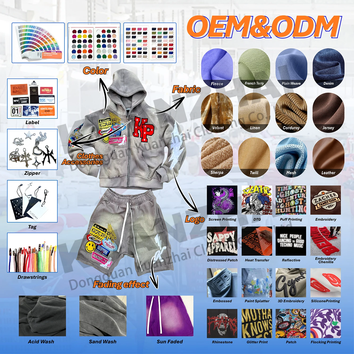 Custom plain sportswear jogger outfits sweatpants and hoodie set french terry 100 cotton sweatsuit blank homme tracksuit for men