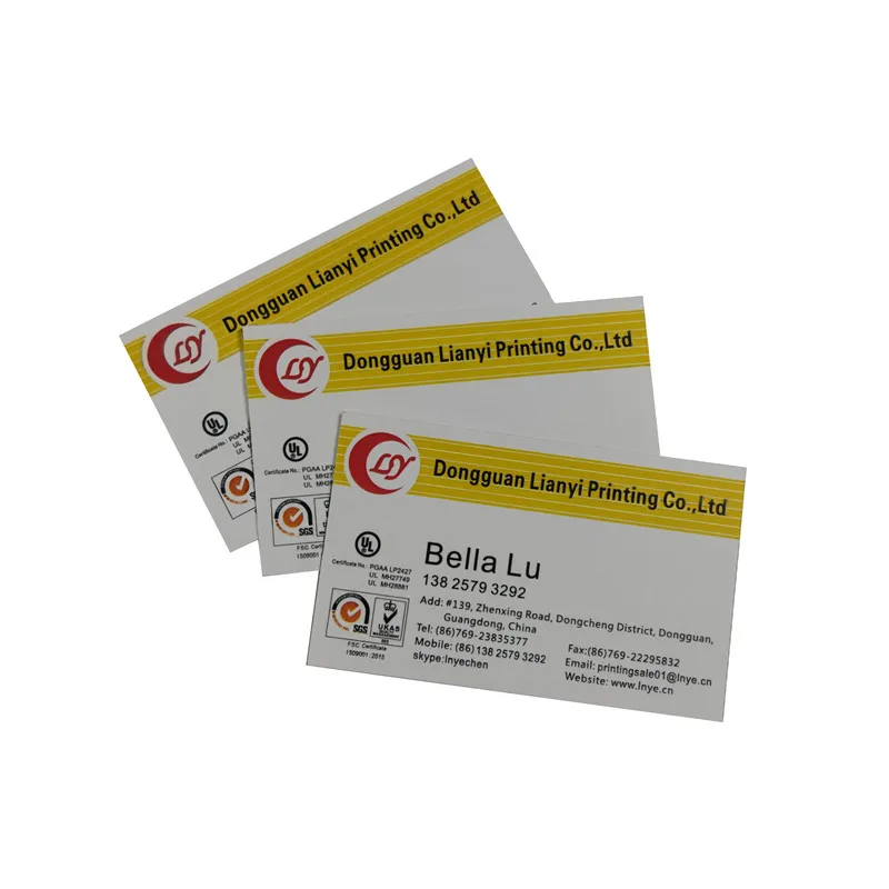 eco friendly 300g 350g art paper customized cards printing visiting business card with logo and qr code