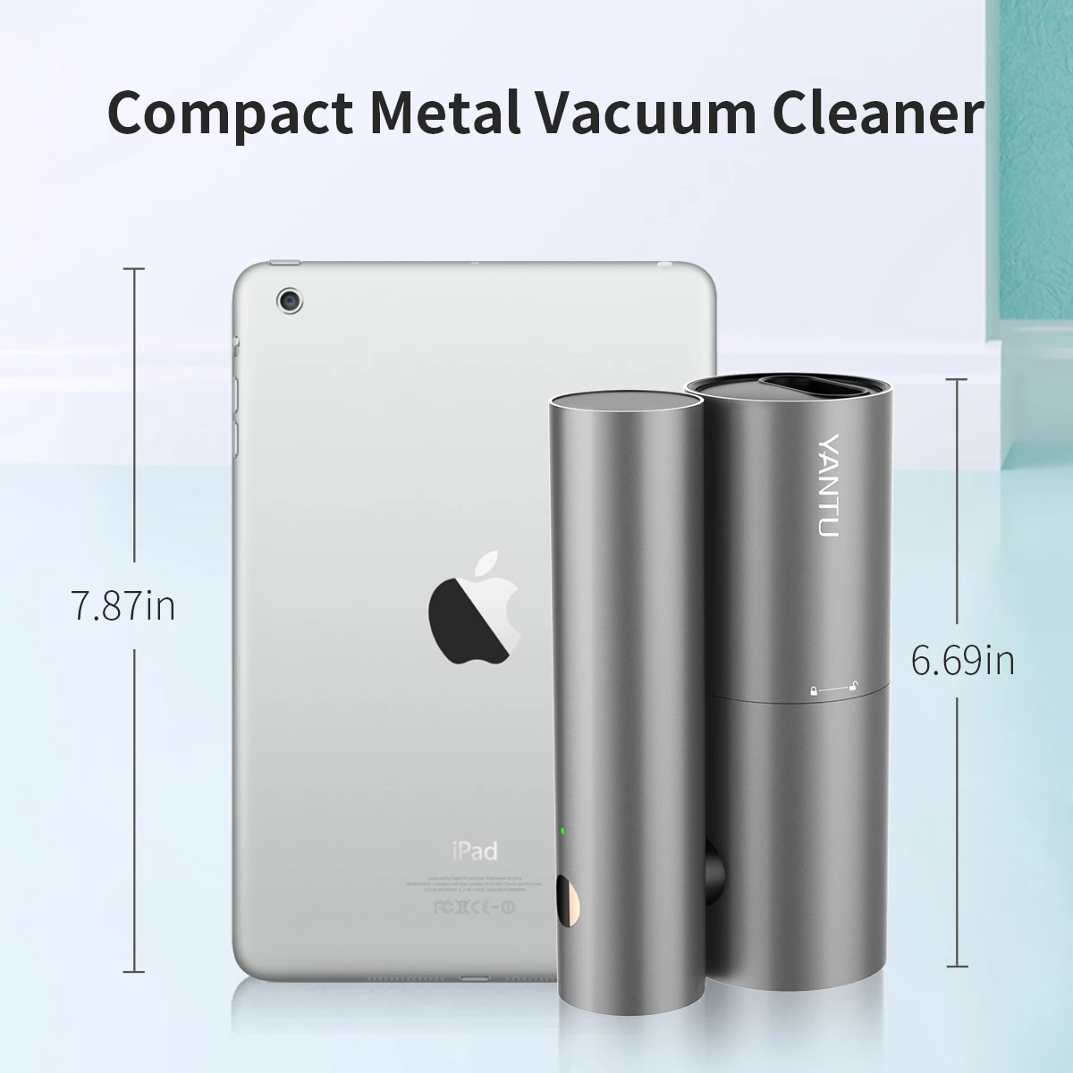 Мини-пылесос для автомобиля YANTU V02B, 13000 па, 120 Вт