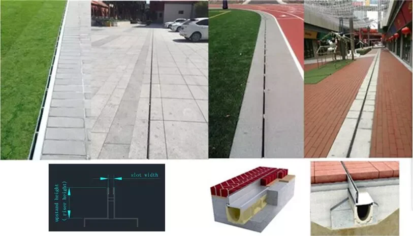 Factory CO 400*325 slot drain stainless steel water channel drainage polymer concrete drainage channel grating drainage cover