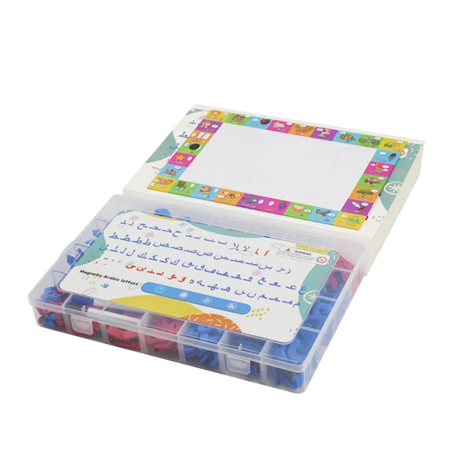 Wholesale Custom Early Educational Toys Baby Toys Arabic Letters Teaching Magnetic Arabic Alphabets For Kids