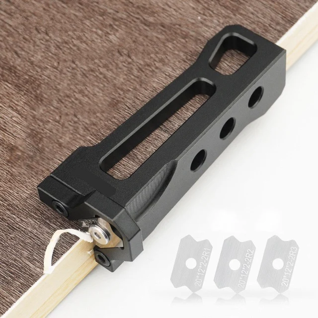 Arc Trimming Woodworking Blade Edge Corner Planer Edge Banding Manual Planer Wood Chamfering Fillet Scraper Board Deburring Tool