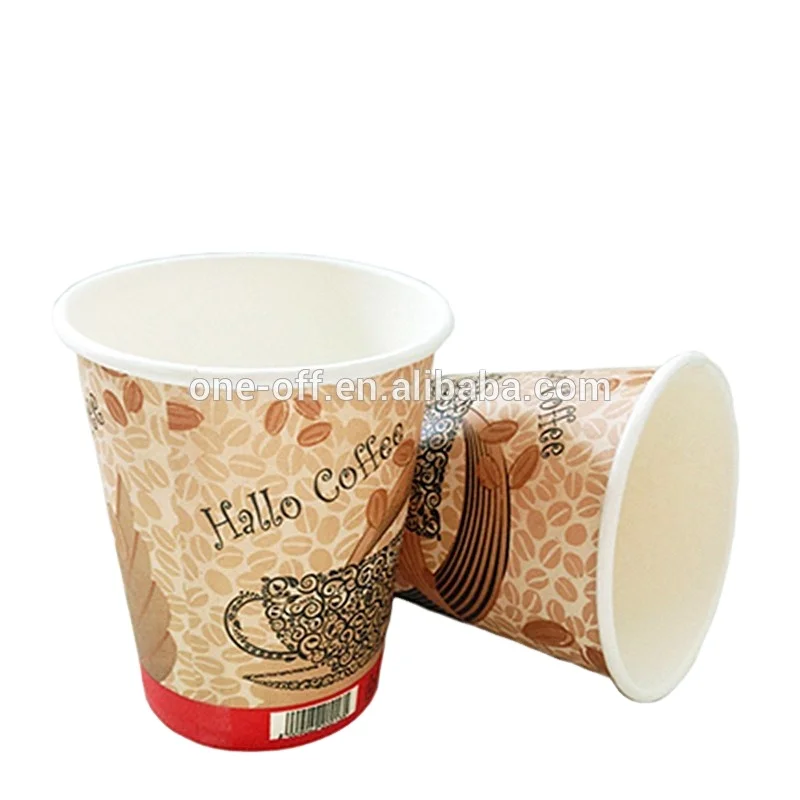 
Happy pack disposable Single wall dsign ice cream Paper Cup with handle 