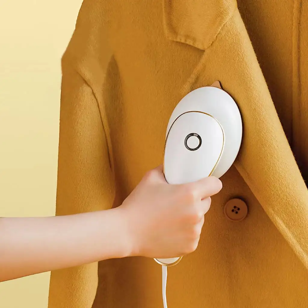 Portable Mini Steam Iron for Home & Travel Fast Heating Dry & Wet Ironing Light Titanium Plate Electric Iron