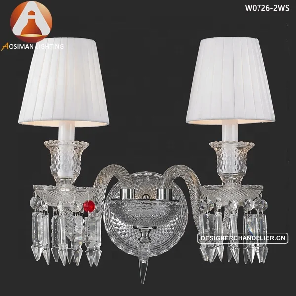 Crystal Wall Light Modern French Lustre Sconce Lamp