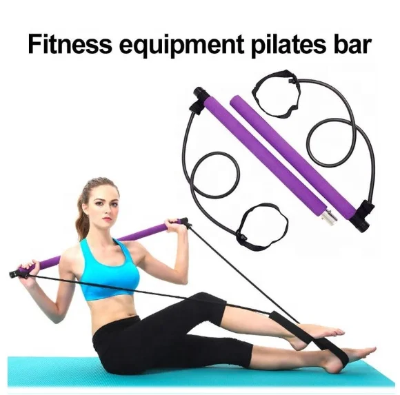 Портативная Регулируемая гимнастическая палочка для занятий йогой и пилатесами