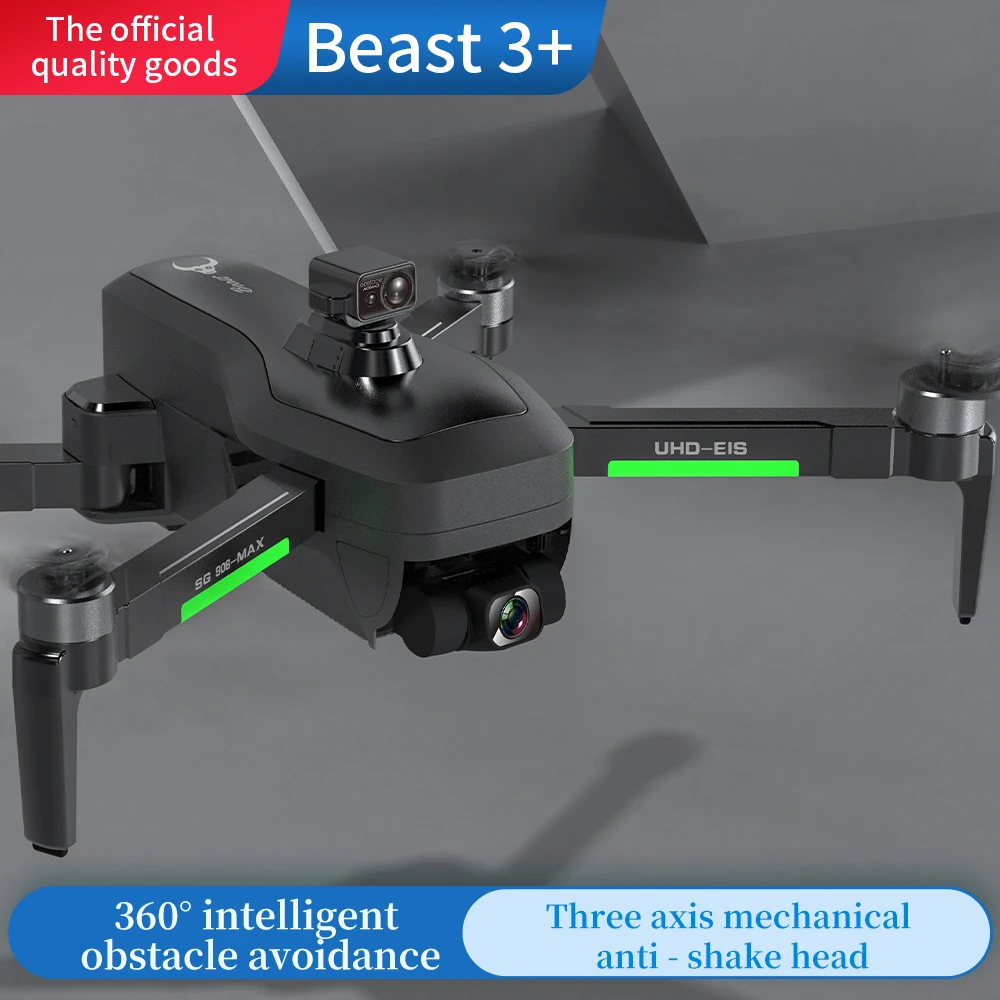 Новое поступление ZLL Beast 3 Plus Дрон SG906 MAX1 с реальным 4K 5G WIFI GPS обход препятствий км Радиоуправляемый и дальность передачи