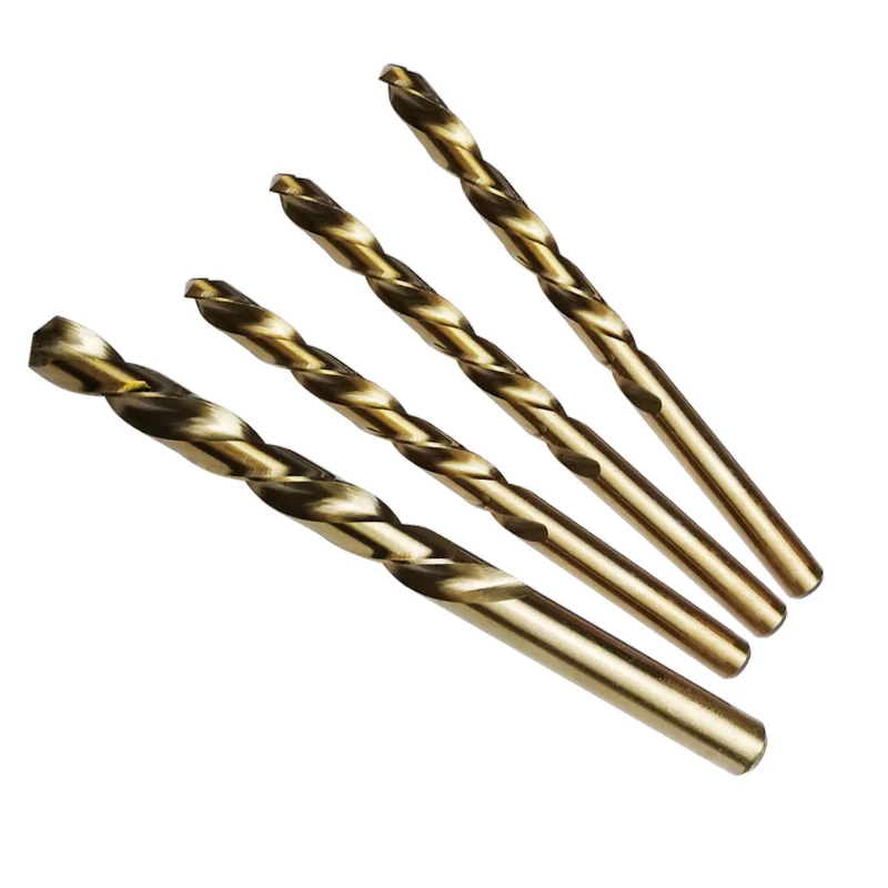 Din 338 German HSS M35 Cobalt 5% DIA 3.5mm to 6mm Twist Drill Bits For Stainless Steel/Steel/Metal