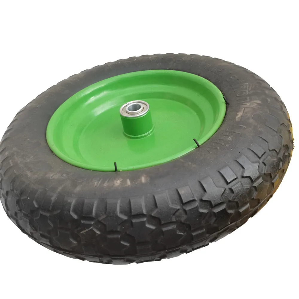 Wholesale 16 inches PU Solid Foam 4.80 / 400 - 8 puncture proof Metal Barrow Wheel Tyre