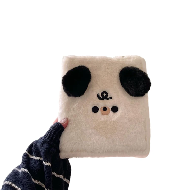 Custom Plush Diary Unicorn Cute Cartoon Gift Notebook For Student Plush Book