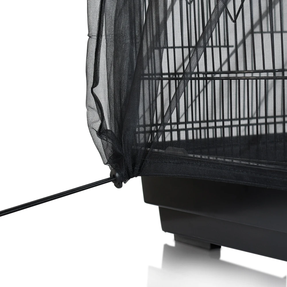 Top Selling OEM Bird Cage Cover Seed Catcher Birdcage Nylon Mesh Net Cover Skirt Guard