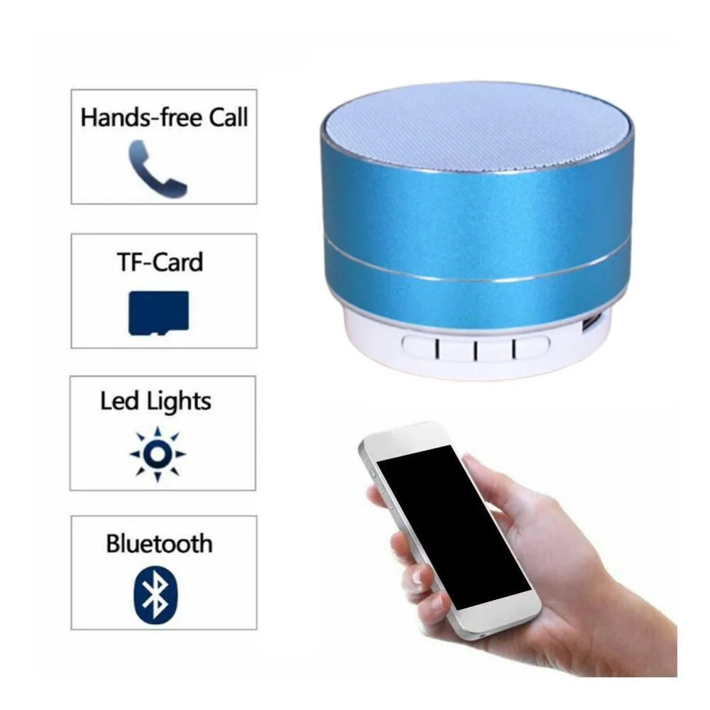Top Seller HD Sound A10 Metal Bass Bluetooth Speaker Portable Stereo Wireless Speaker for iPhone XS XS Max XR