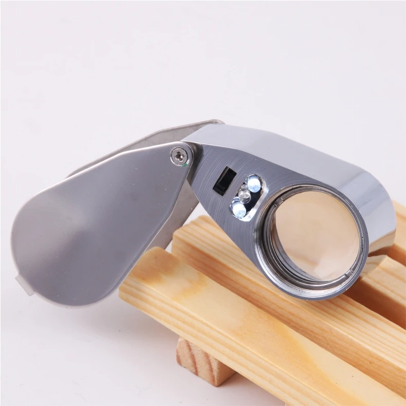 Watch repair tool  Pocket magnifier Aluminum Alloys 40X Special magnifier for repairing watches
