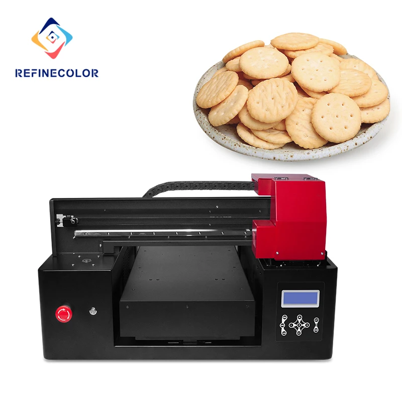 Refinecolor Inkjet Printer Latte Art Printing Michine Edible Food Printer Coffee Cake Printing Machine