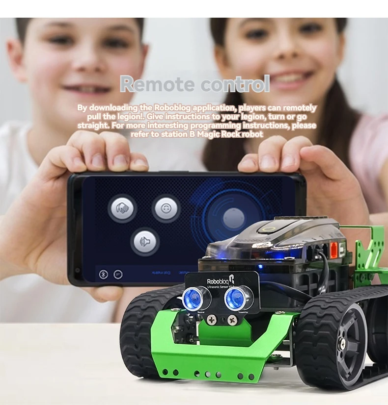 Six in one programming learning robot educational toy morphing remote control robot