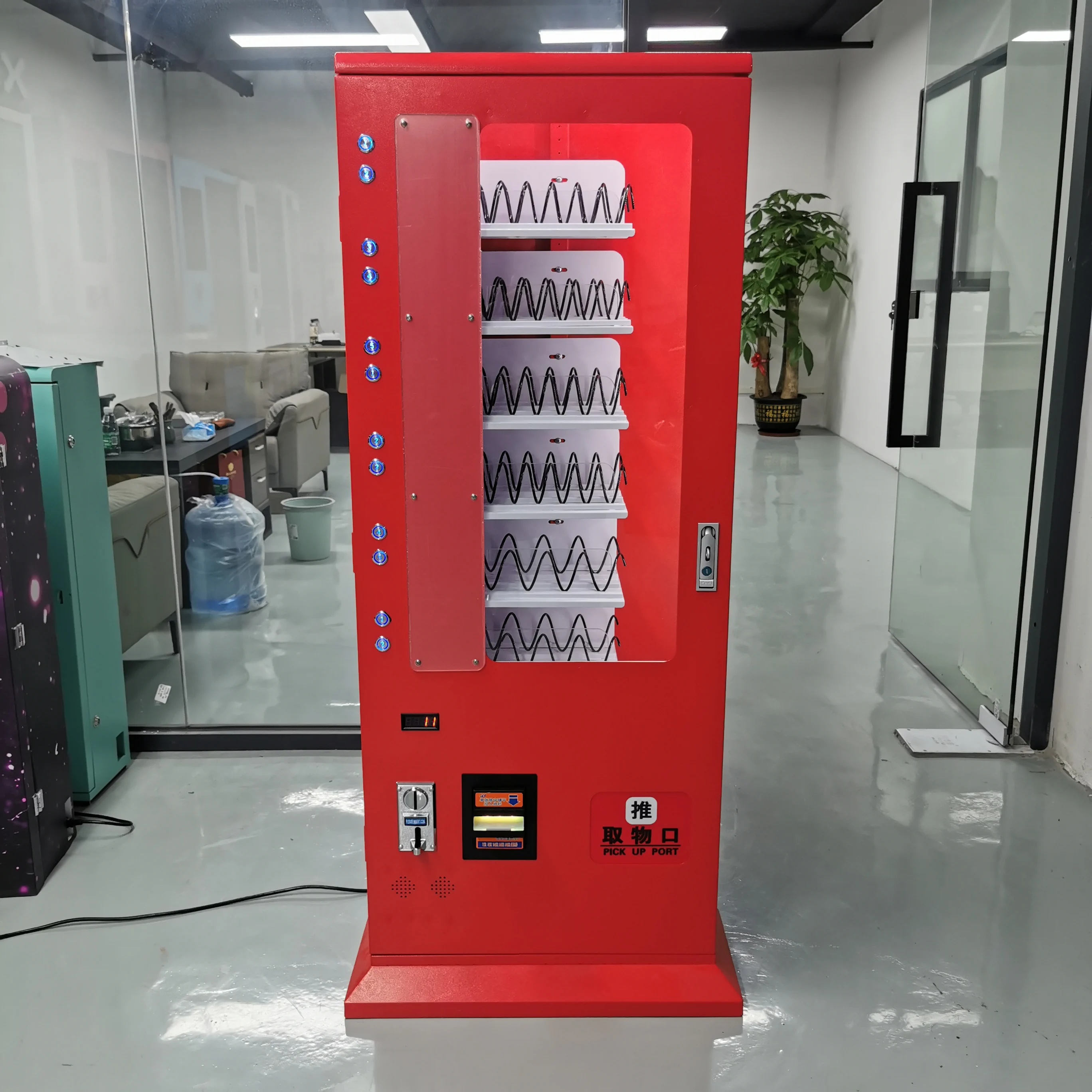 Riteng  Factory Wholesale Price Sale Cheap Wall-Mounted Desktop Distribution Chocolate Bar Water Snack Vending Machine