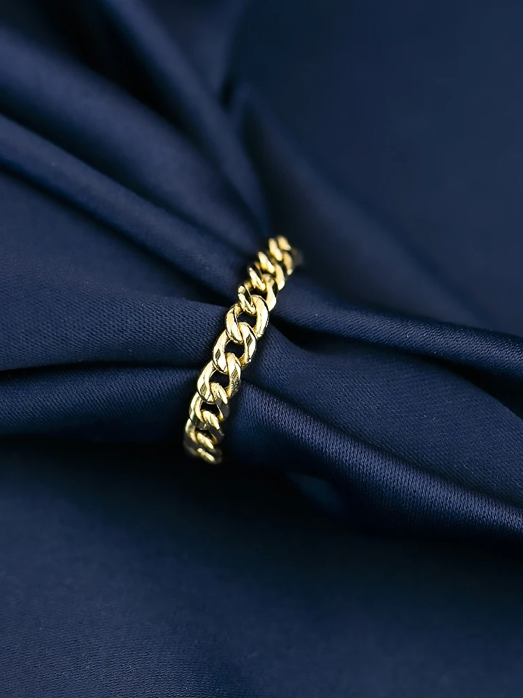 14K gold plated ring can adjust fashion personality