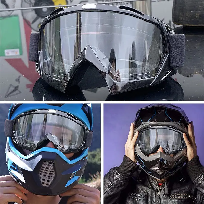 Outdoor Motorcycle Goggles Cycling MX Off-Road Ski Sport ATV Dirt Bike Racing Glasses for Fox Motocross Goggles Google