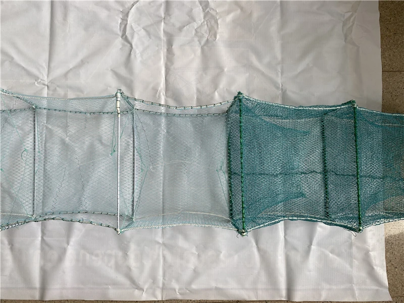 agriculture fishing trap 25*40CM  PE & nylon shrimp trap with 25  frame