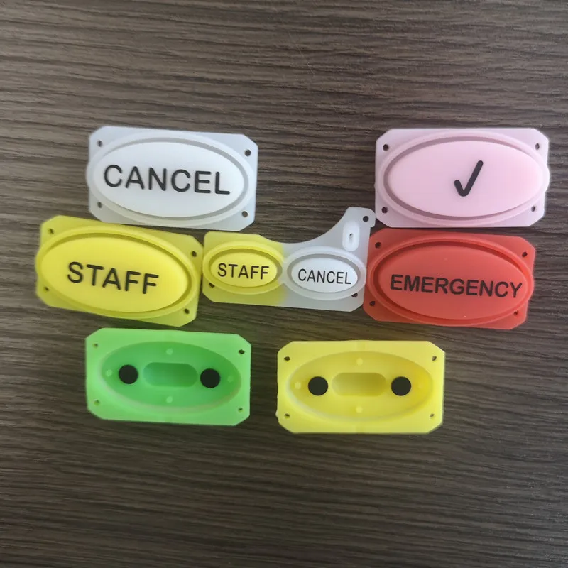 OEM Custom Silicone Rubber Keyboard Push Buttons Electronic Keypad High Quality Plastic Silicone Conductive Rubber