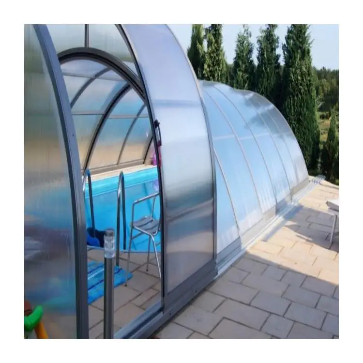The Newest Fiver Glass Swimming Pool Glass House  Sun Glass House Aluminum