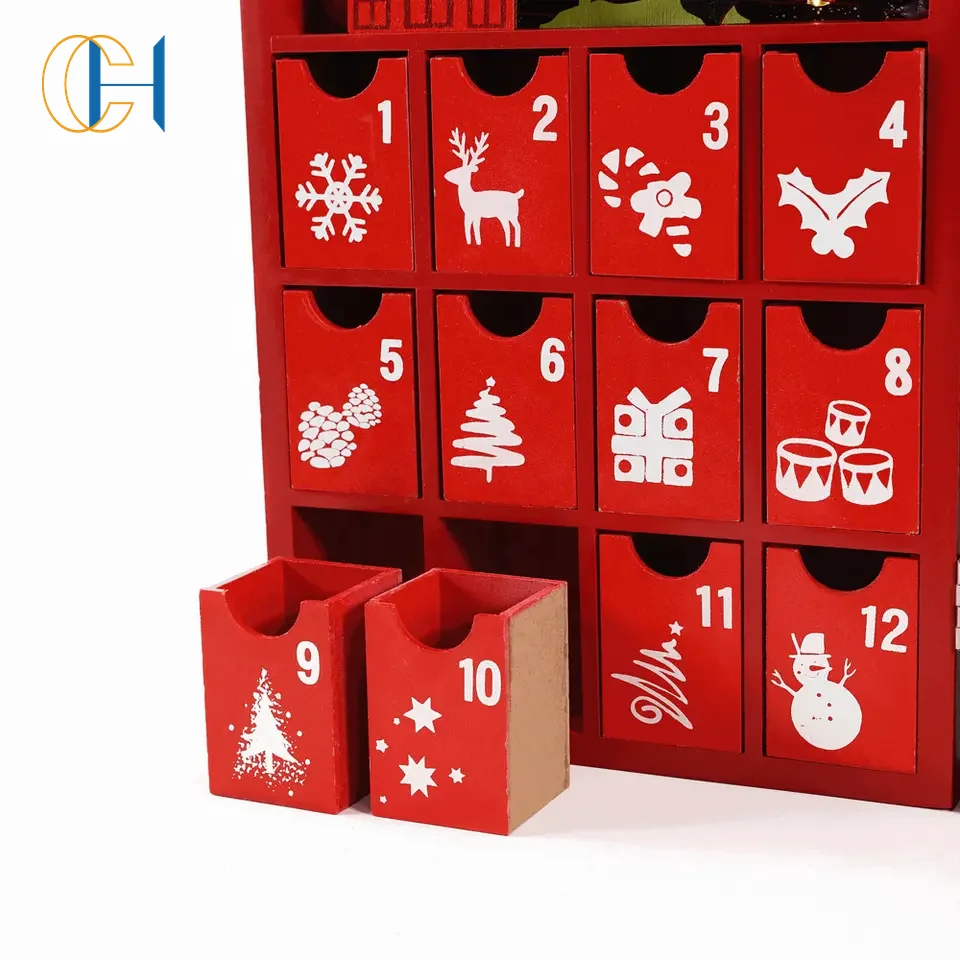 C&H Book Shape 12 Divide Toy Advent Calendar Packaging Kids Gadget Surprise Mystery Box Christmas Blind Box